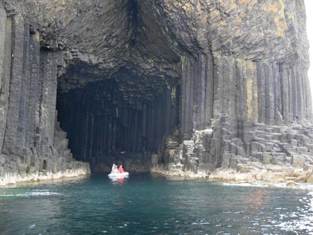 Fingal's Cave, Scotland. Photo by Thom Remington