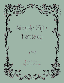 Simple Gifts Fantasy - Harp Sheet Music - Brandywine Harps