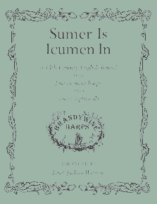 Sumer is Icumen In - Harp Sheet Music - Brandywine Harps