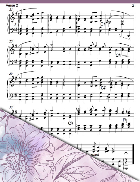 Pomp & Circumstance in G - Harp Sheet Music - Brandywine Harps