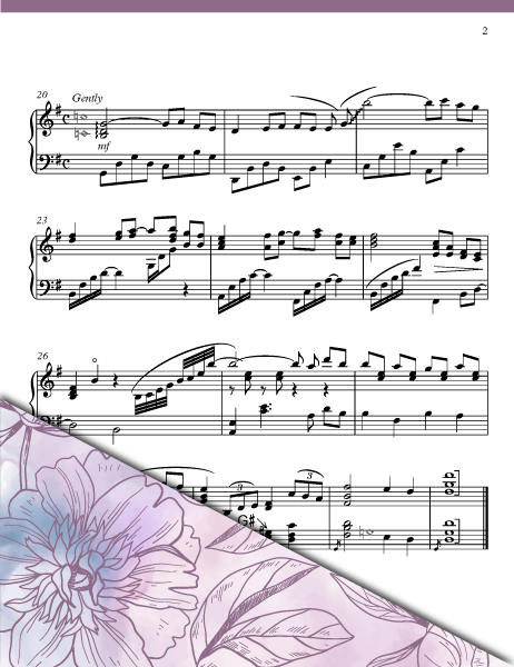 Pavane by Ravel (Lever Solo) - Brandywine Harps
