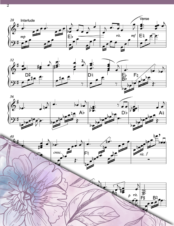 Macushla "My Dear One" (Pedal Solo) - Harp Sheet Music - Brandywine Harps