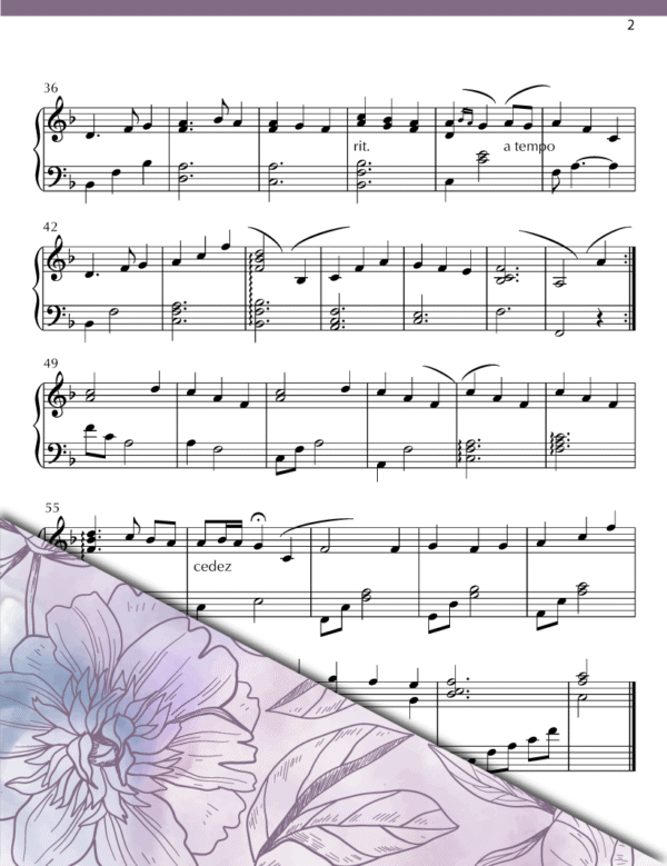 Ye Banks and Braes (Harp Solo) Page 2 - Brandywine Harps