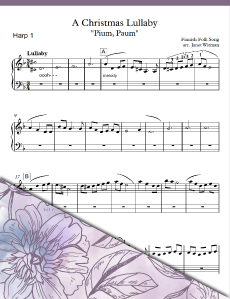 A Christmas Lullaby - Harp Sheet Music - Brandywine Harps